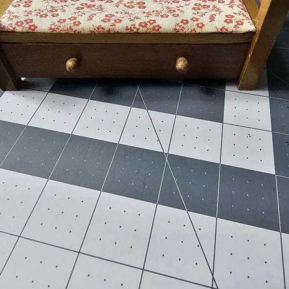 Teddy Bear Story (Applause Toy Co.) Furniture & Mini Flocked Bear (Lot 7 pcs) - Picture 8 of 16